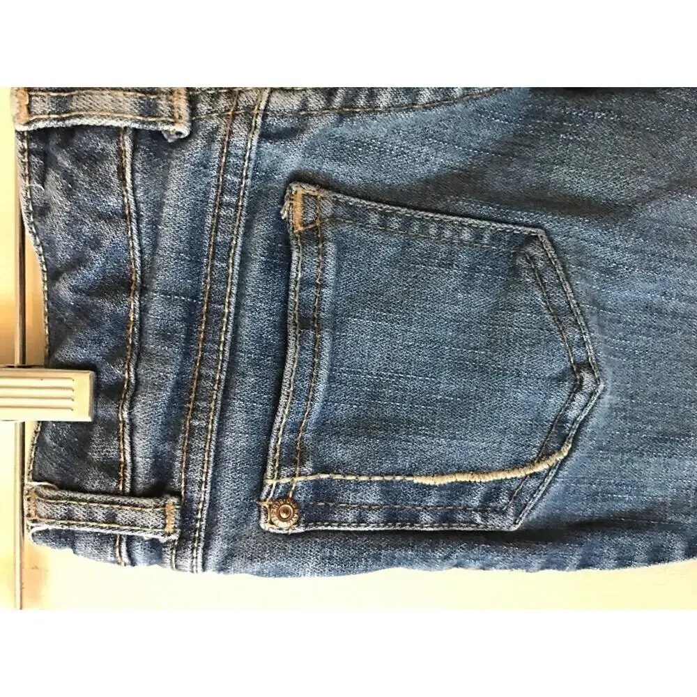 Size 8 Girls Old Navy The Darling Low Rise Boot Cut Jeans Denim Adjustable Waist